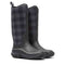black grey plaid print