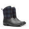 black grey plaid print
